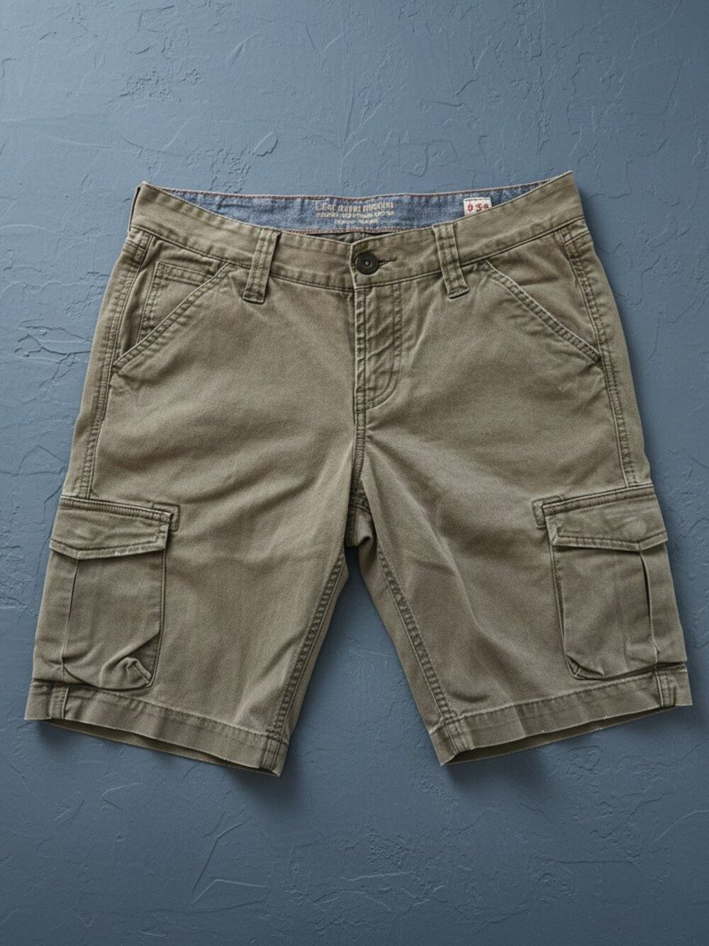 Lucky Brand Olive Green Distressed Cargo Shorts Size 0 25